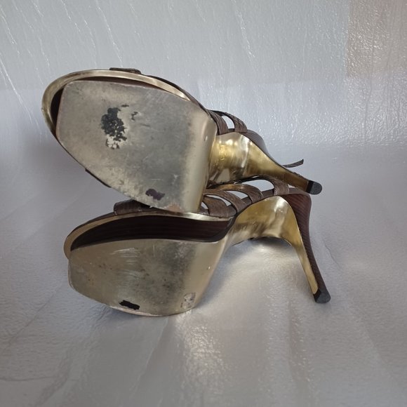 Bebe Brown High Heels 10M - Picture 11 of 15